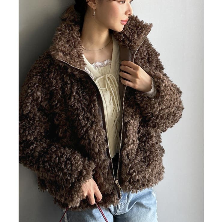 【mily bilet】ふわふわのボリューム感♪フェイクレザーテープ使いプードル… | Classical Elf  | 詳細画像12 