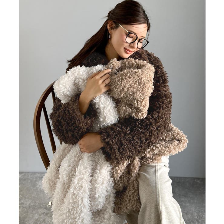 【mily bilet】ふわふわのボリューム感♪フェイクレザーテープ使いプードル… | Classical Elf  | 詳細画像1 