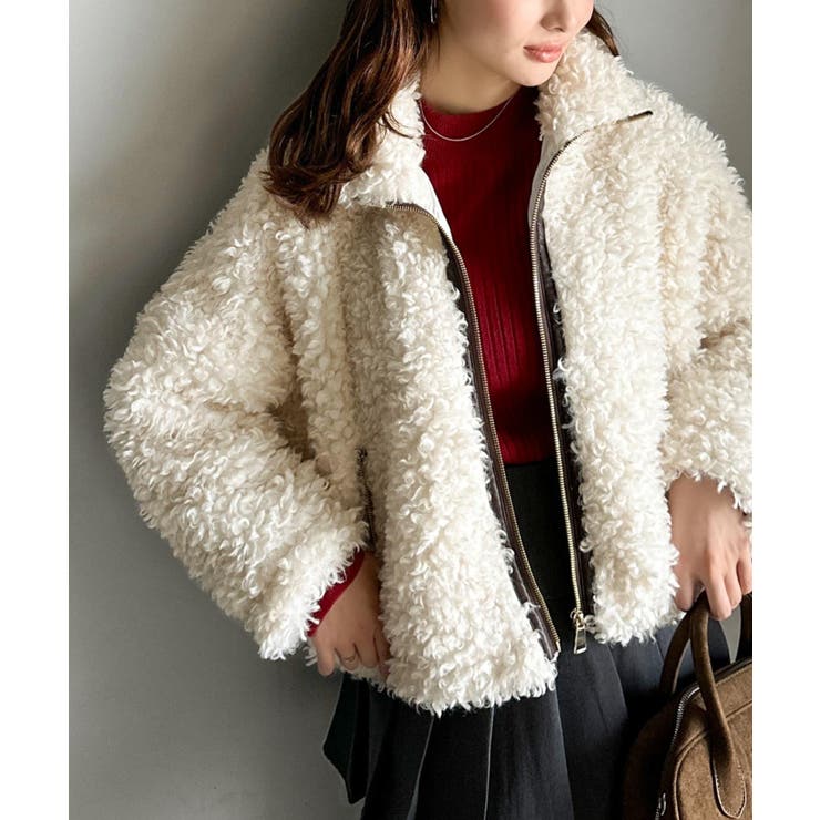 【mily bilet】ふわふわのボリューム感♪フェイクレザーテープ使いプードル… | Classical Elf  | 詳細画像3 