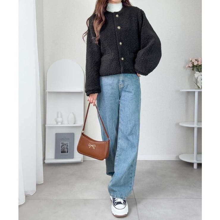 【mily bilet】エンブレムボタン使いボアジャケット | Classical Elf  | 詳細画像12 