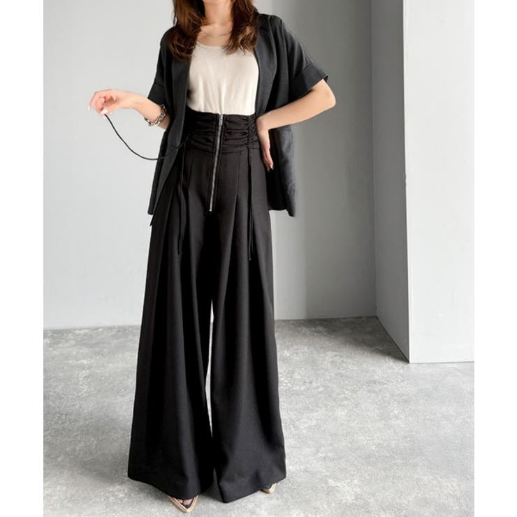 ウエストシャーリングハイウェストワイドパンツ | Classical Elf  | 詳細画像9