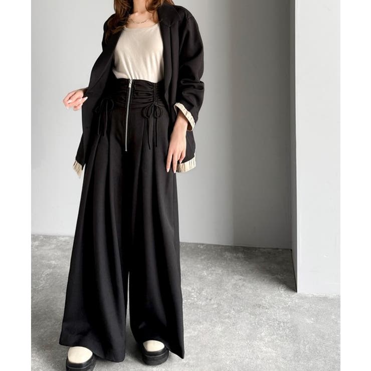 ウエストシャーリングハイウェストワイドパンツ | Classical Elf  | 詳細画像15