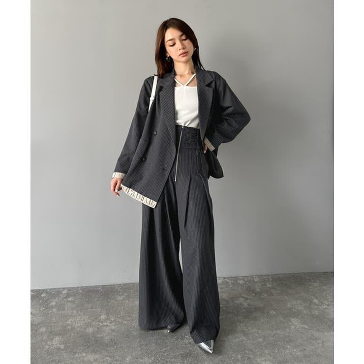 ウエストシャーリングハイウェストワイドパンツ | Classical Elf  | 詳細画像21