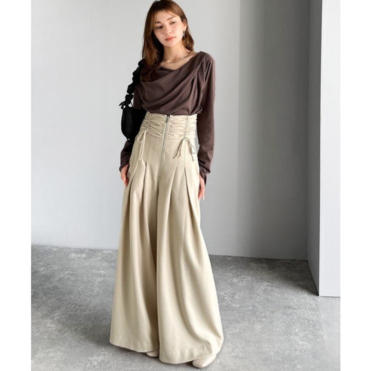 ウエストシャーリングハイウェストワイドパンツ | Classical Elf  | 詳細画像6