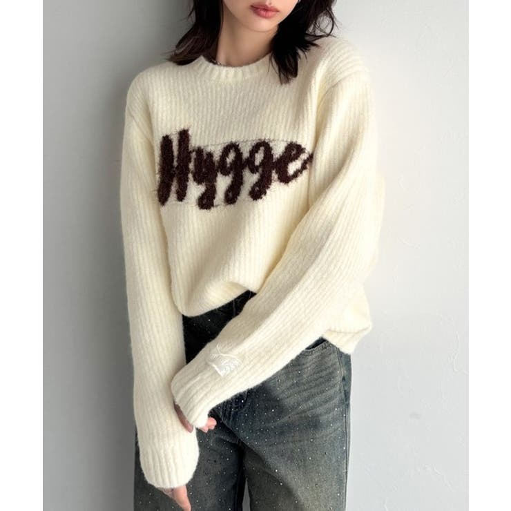 【mily bilet】フェザージャガードロゴミックスニットプルオーバー | Classical Elf  | 詳細画像7 