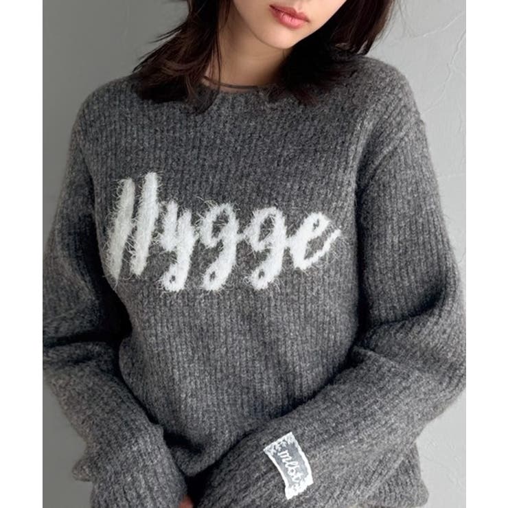 【mily bilet】フェザージャガードロゴミックスニットプルオーバー | Classical Elf  | 詳細画像11 