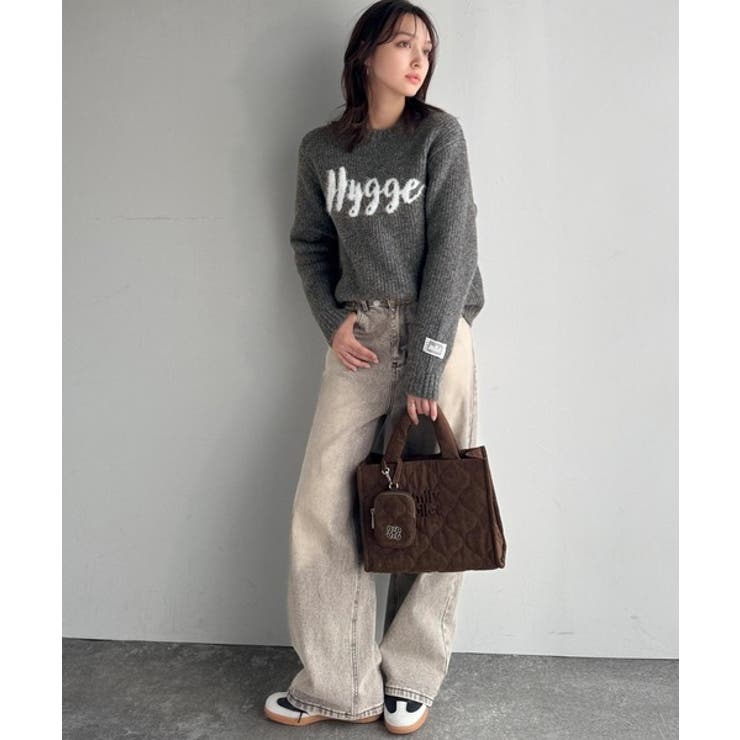 【mily bilet】フェザージャガードロゴミックスニットプルオーバー | Classical Elf  | 詳細画像19 