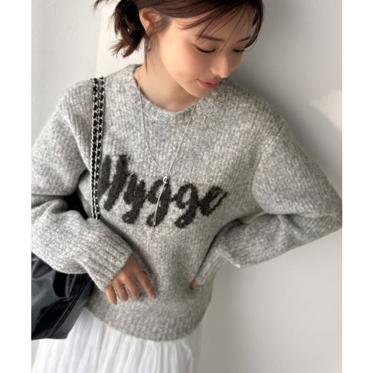 【mily bilet】フェザージャガードロゴミックスニットプルオーバー | Classical Elf  | 詳細画像25 