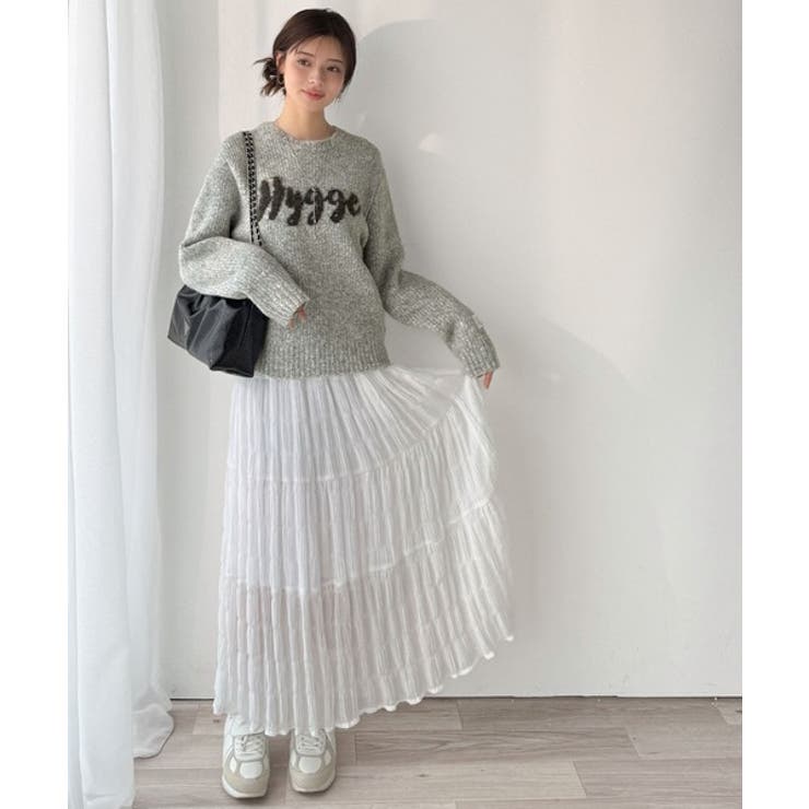 【mily bilet】フェザージャガードロゴミックスニットプルオーバー | Classical Elf  | 詳細画像27 