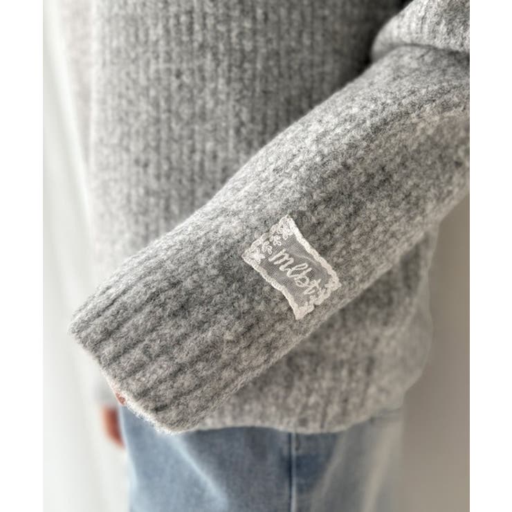 【mily bilet】フェザージャガードロゴミックスニットプルオーバー | Classical Elf  | 詳細画像29 