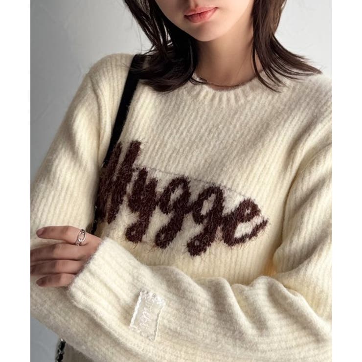 【mily bilet】フェザージャガードロゴミックスニットプルオーバー | Classical Elf  | 詳細画像1 