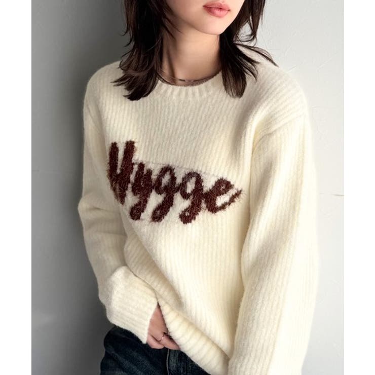 【mily bilet】フェザージャガードロゴミックスニットプルオーバー | Classical Elf  | 詳細画像4 