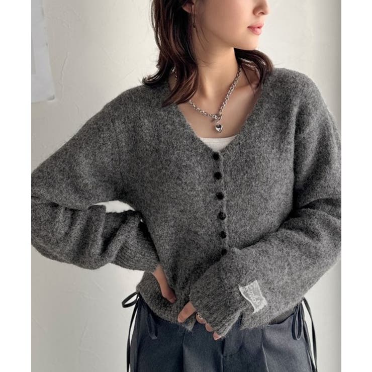 MIX BUTTON ニット plage｜《追加》ALPACA MIX BUTTON ニット 2