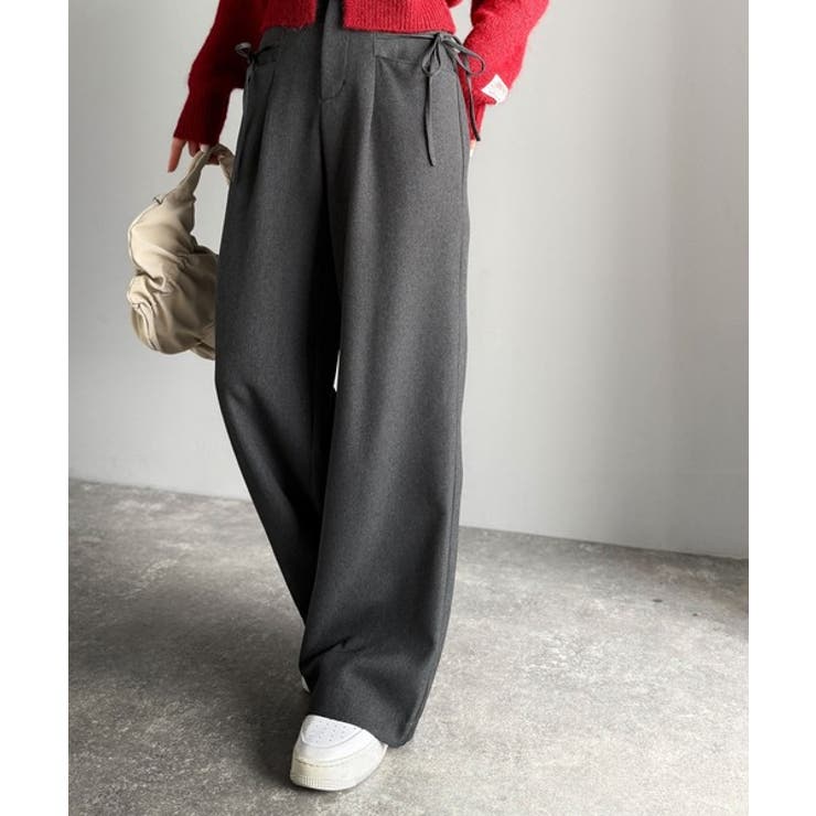 【mily bilet】タック入りストライプリボンワイドパンツ | Classical Elf  | 詳細画像11 