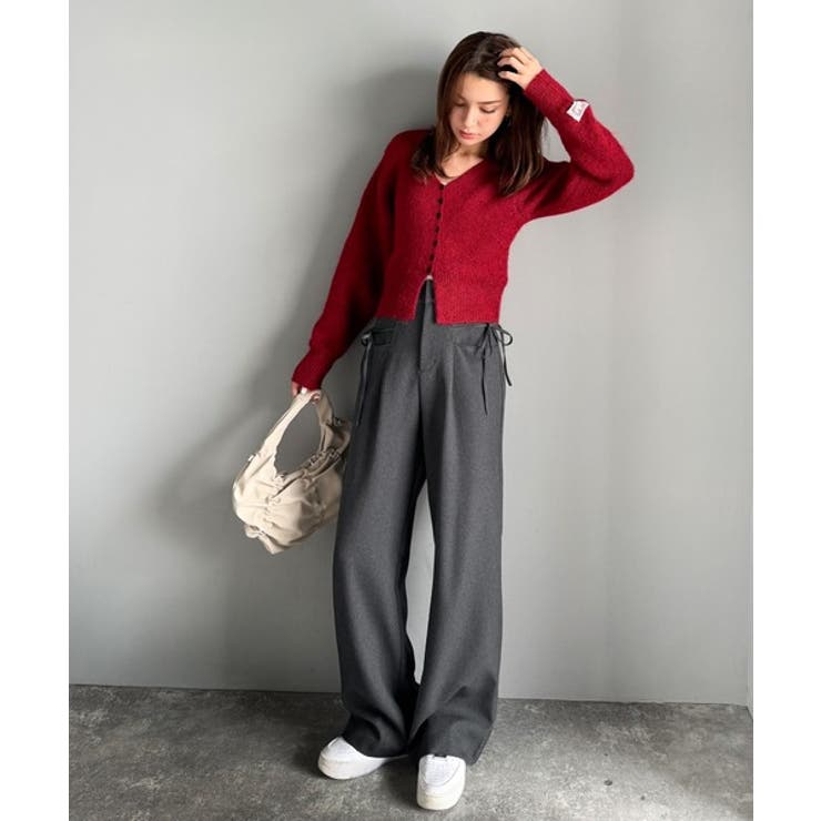 【mily bilet】タック入りストライプリボンワイドパンツ | Classical Elf  | 詳細画像15 