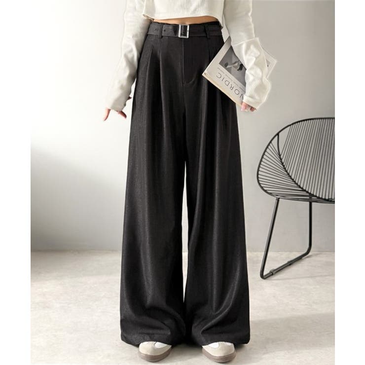 ブラック | 【mily bilet】【速乾機能 接触冷感機能付き】ほのかな光沢と落ち感で美脚… | Classical Elf 