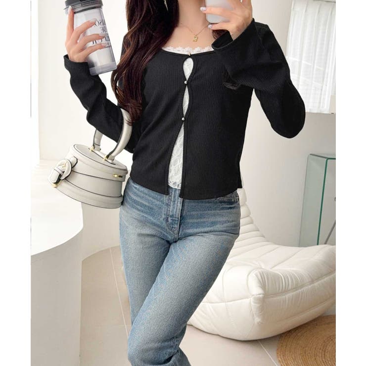 【mily bilet】重ね着風デザインで華やかに♪ レースキャミフェイクレイヤ… | Classical Elf  | 詳細画像16 