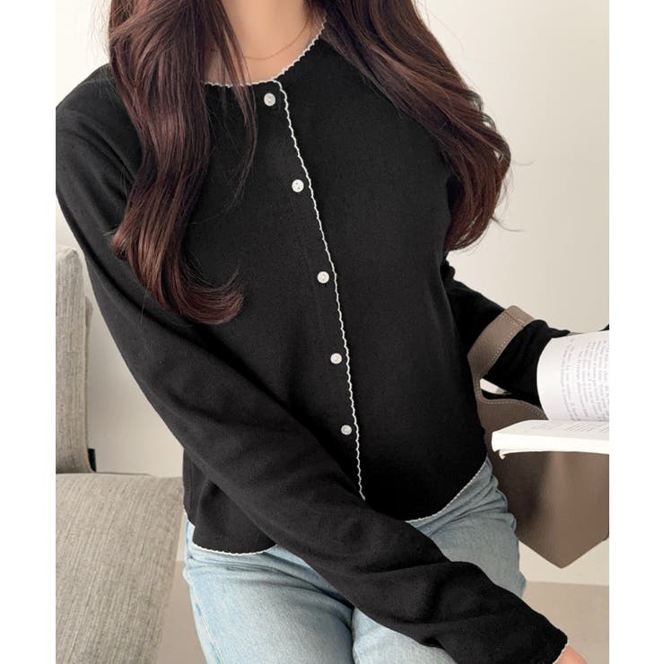 【mily bilet】ピコレースで甘さをひとさじ♪パターンメッシュヘンリーロン… | Classical Elf  | 詳細画像12 