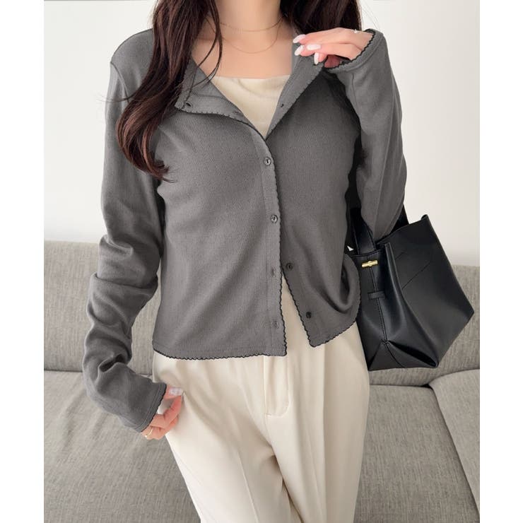 【mily bilet】ピコレースで甘さをひとさじ♪パターンメッシュヘンリーロン… | Classical Elf  | 詳細画像24 