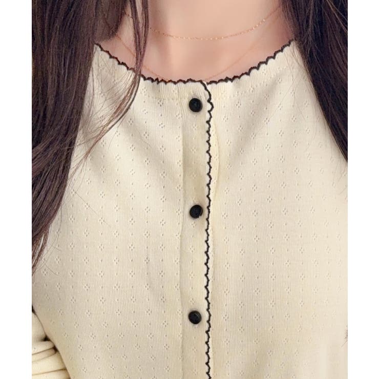 【mily bilet】ピコレースで甘さをひとさじ♪パターンメッシュヘンリーロン… | Classical Elf  | 詳細画像37 