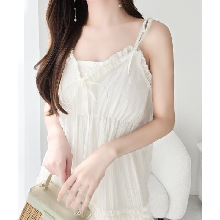 【mily bilet】周囲の視線を集める華やかな一着。前後2wayフリルデザイ… | Classical Elf  | 詳細画像2 