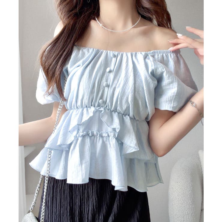 【mily bilet】肩見せで、夏のムードをひとさじ。オフショル２Wayフリル… | Classical Elf  | 詳細画像33 
