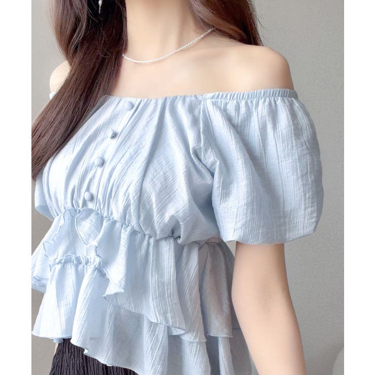 【mily bilet】肩見せで、夏のムードをひとさじ。オフショル２Wayフリル… | Classical Elf  | 詳細画像35 