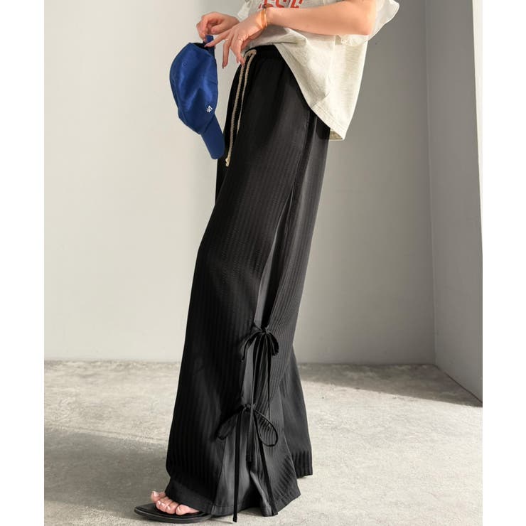 ブラック | 【mily bilet】トレンドのスポーティーMIXを叶える1本♪サイドリボンタ… | Classical Elf 