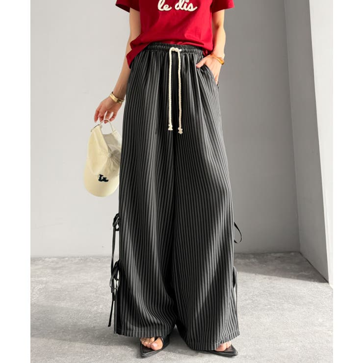 チャコール×ブラック | 【mily bilet】トレンドのスポーティーMIXを叶える1本♪サイドリボンタ… | Classical Elf 