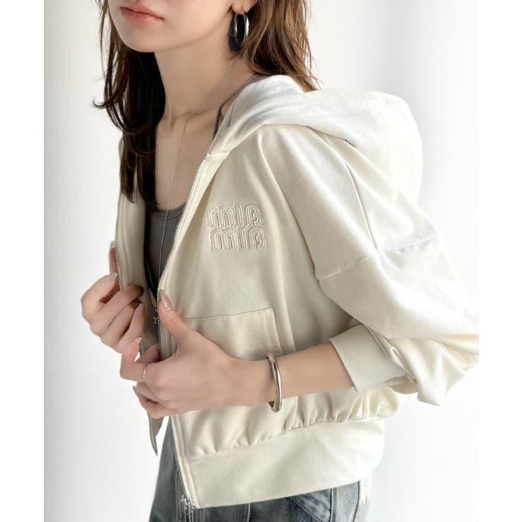 アイボリー | 【mily bilet】1枚は持っておきたい！垢抜け必至。胸元ワッペン付きダブル… | Classical Elf 