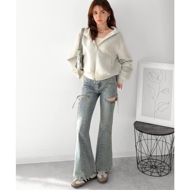 【mily bilet】きらっとラメが映える♪ワッペン付きダブルジップピコレース… | Classical Elf  | 詳細画像11 