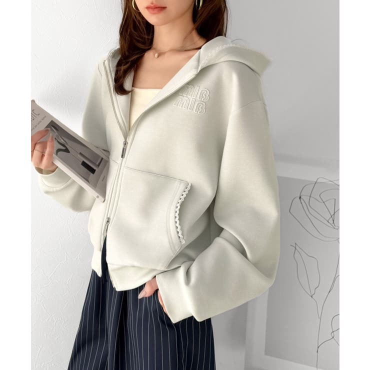 【mily bilet】きらっとラメが映える♪ワッペン付きダブルジップピコレース… | Classical Elf  | 詳細画像1 