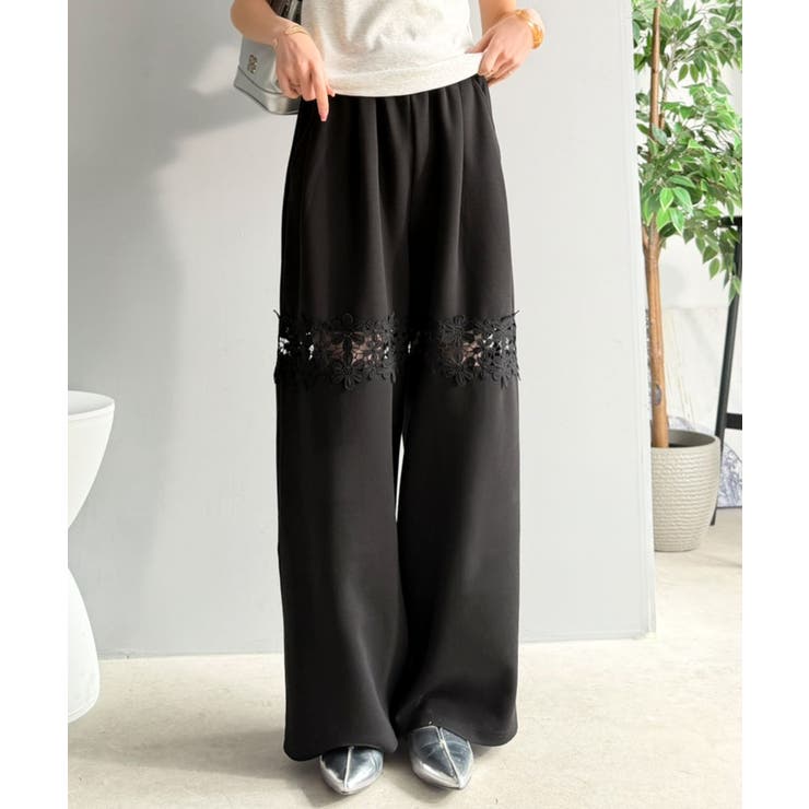 【mily bilet】唯一無二の華やかデザイン。花柄レース 切り替えスウェット… | Classical Elf  | 詳細画像9 