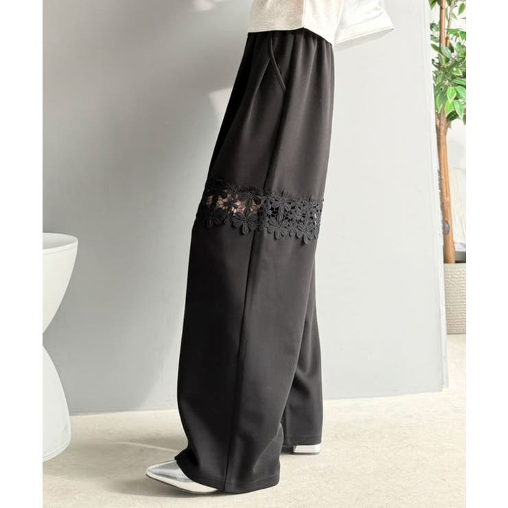 【mily bilet】唯一無二の華やかデザイン。花柄レース 切り替えスウェット… | Classical Elf  | 詳細画像11 