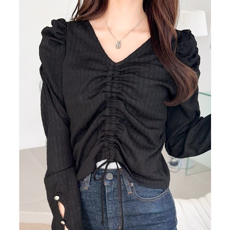 【mily bilet】カジュアルな大人ガーリーテイスト。シャーリング使い膨れジ… | Classical Elf  | 詳細画像8 