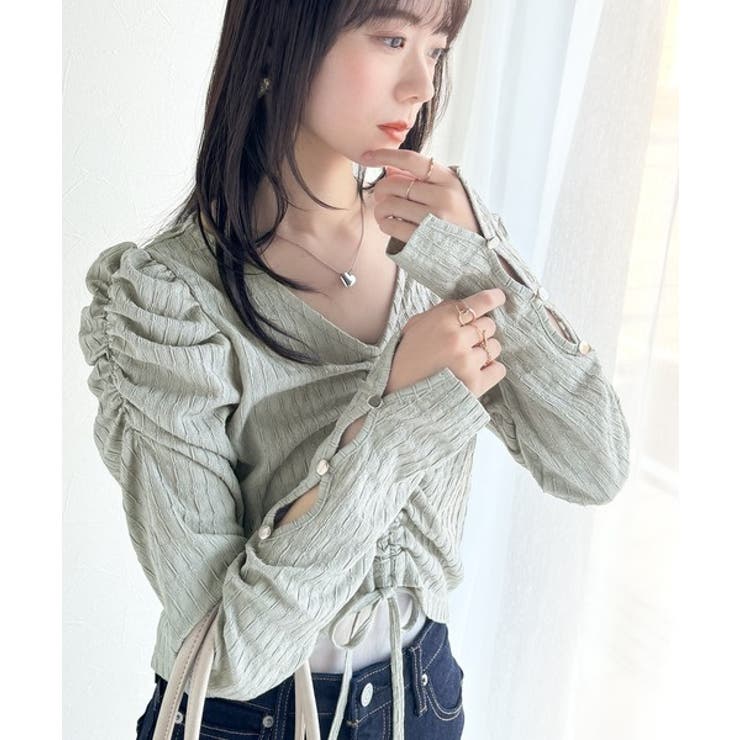 【mily bilet】カジュアルな大人ガーリーテイスト。シャーリング使い膨れジ… | Classical Elf  | 詳細画像13 