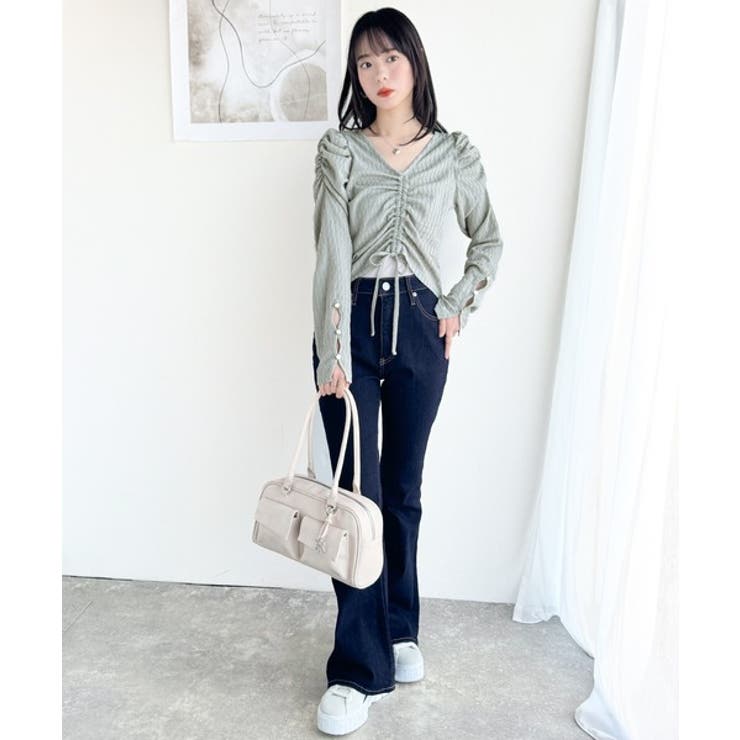 【mily bilet】カジュアルな大人ガーリーテイスト。シャーリング使い膨れジ… | Classical Elf  | 詳細画像14 