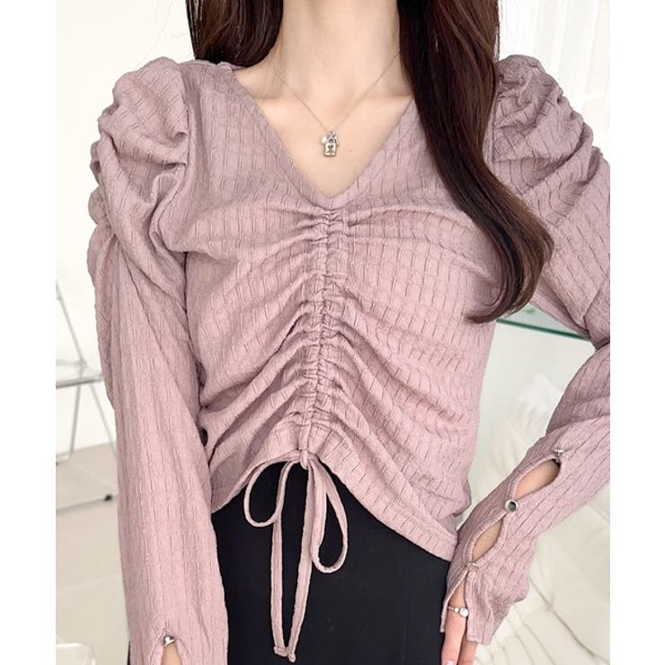 【mily bilet】カジュアルな大人ガーリーテイスト。シャーリング使い膨れジ… | Classical Elf  | 詳細画像16 