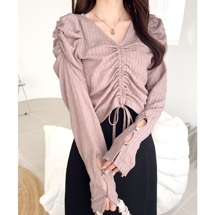 【mily bilet】カジュアルな大人ガーリーテイスト。シャーリング使い膨れジ… | Classical Elf  | 詳細画像17 