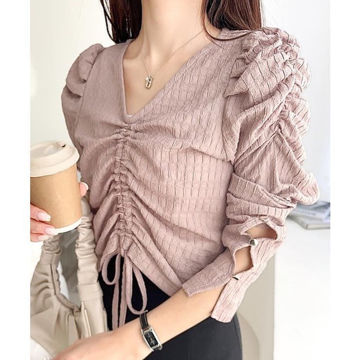 【mily bilet】カジュアルな大人ガーリーテイスト。シャーリング使い膨れジ… | Classical Elf  | 詳細画像23 