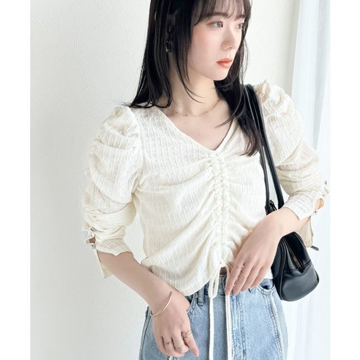 【mily bilet】カジュアルな大人ガーリーテイスト。シャーリング使い膨れジ… | Classical Elf  | 詳細画像2 