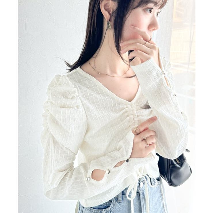 【mily bilet】カジュアルな大人ガーリーテイスト。シャーリング使い膨れジ… | Classical Elf  | 詳細画像5 