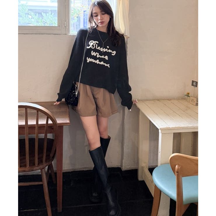 【mily bilet】デイリースタイルを華やかに彩る。コード刺繍ネップニットプ… | Classical Elf  | 詳細画像19 