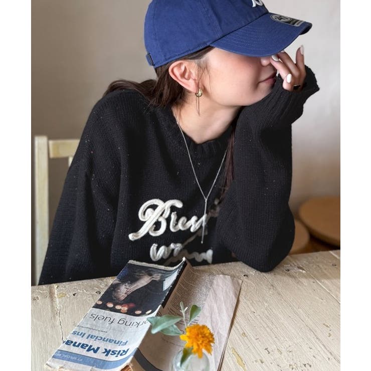 【mily bilet】デイリースタイルを華やかに彩る。コード刺繍ネップニットプ… | Classical Elf  | 詳細画像21 