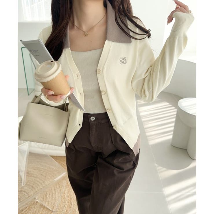 【mily bilet】着るだけ完成、コーデ迷子にさよなら♪胸刺繍ダブルカラーレ… | Classical Elf  | 詳細画像7 