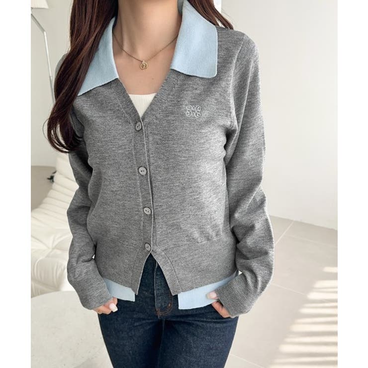 【mily bilet】着るだけ完成、コーデ迷子にさよなら♪胸刺繍ダブルカラーレ… | Classical Elf  | 詳細画像17 