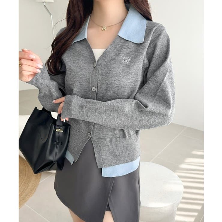 【mily bilet】着るだけ完成、コーデ迷子にさよなら♪胸刺繍ダブルカラーレ… | Classical Elf  | 詳細画像18 