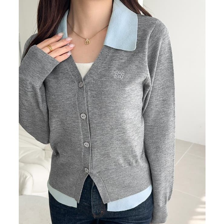 【mily bilet】着るだけ完成、コーデ迷子にさよなら♪胸刺繍ダブルカラーレ… | Classical Elf  | 詳細画像20 