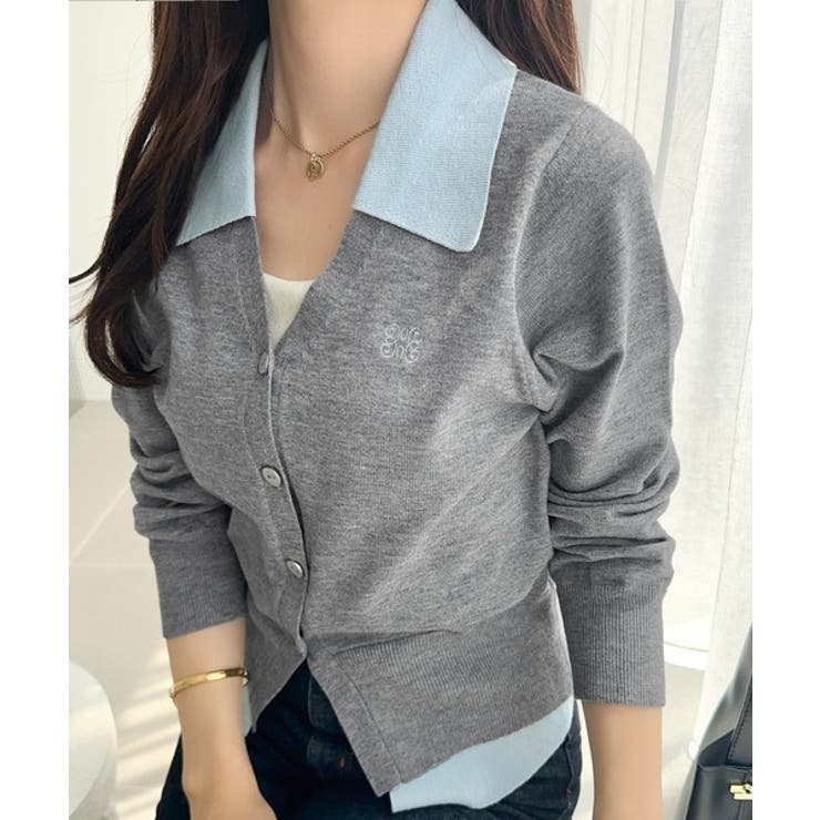 【mily bilet】着るだけ完成、コーデ迷子にさよなら♪胸刺繍ダブルカラーレ… | Classical Elf  | 詳細画像21 