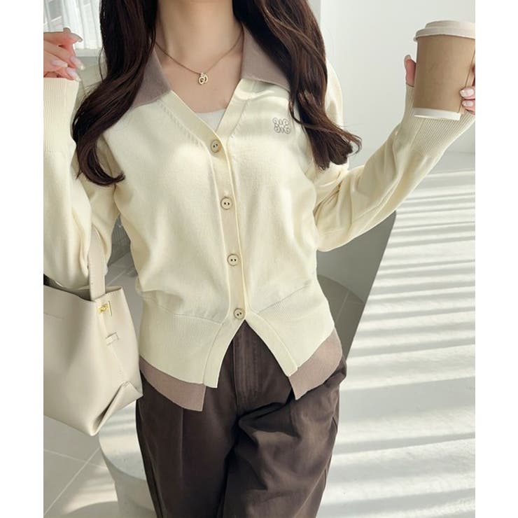 【mily bilet】着るだけ完成、コーデ迷子にさよなら♪胸刺繍ダブルカラーレ… | Classical Elf  | 詳細画像2 